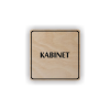 Cedule kabinet | Piktogram (čtverec)
