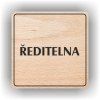 Cedule ředitelna – plast (piktogram)