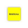 Cedule ředitelna | Piktogram (čtverec)