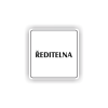 Cedule ředitelna | Piktogram (čtverec)
