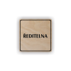 Cedule ředitelna | Piktogram (čtverec)