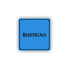 Cedule ředitelna | Piktogram (čtverec)
