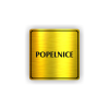 Cedule popelnice nápis | Piktogram (čtverec)
