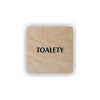 Cedule toalety | Piktogram (čtverec)