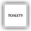 Cedule toalety – plast (piktogram)