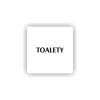 Cedule toalety | Piktogram (čtverec)
