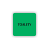 Cedule toalety | Piktogram (čtverec)