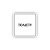 Cedule toalety | Piktogram (čtverec)