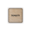Cedule toalety | Piktogram (čtverec)