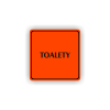 Cedule toalety | Piktogram (čtverec)