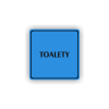 Cedule toalety | Piktogram (čtverec)