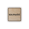 Cedule koupaliště | Piktogram (čtverec)