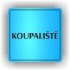 Cedule koupaliště – plast (piktogram)