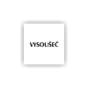 Cedule vysoušeč | Piktogram (čtverec)