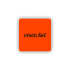 Cedule vysoušeč | Piktogram (čtverec)