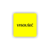 Cedule vysoušeč | Piktogram (čtverec)