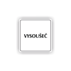 Cedule vysoušeč | Piktogram (čtverec)