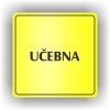 Cedule učebna – plast (piktogram)