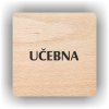 Cedule učebna – plast (piktogram)