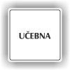 Cedule učebna – plast (piktogram)