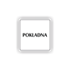 Cedule pokladna | Piktogram (čtverec)