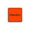 Cedule pokladna | Piktogram (čtverec)