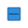 Cedule pokladna | Piktogram (čtverec)