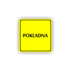 Cedule pokladna | Piktogram (čtverec)
