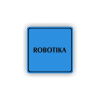 Cedule robotika | Piktogram (čtverec)