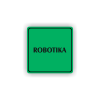 Cedule robotika | Piktogram (čtverec)