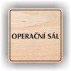 Cedule operační sál – plast (piktogram)
