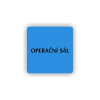 Cedule operační sál | Piktogram (čtverec)