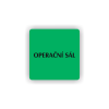 Cedule operační sál | Piktogram (čtverec)