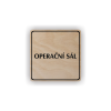 Cedule operační sál | Piktogram (čtverec)