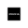 Cedule operační sál | Piktogram (čtverec)