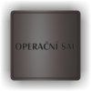 Cedule operační sál – plast (piktogram)
