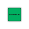 Cedule zákaz vstupu | Piktogram (čtverec)