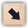 Piktogram - ŠIPKA V PRAVO DOLŮ