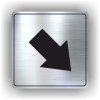 Piktogram - ŠIPKA V PRAVO DOLŮ