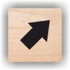 Piktogram - ŠIPKA V PRAVO NAHORŮ