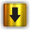 Cedule šipka dolů – plast (piktogram)