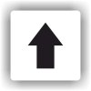 Piktogram - ŠIPKA NAHORŮ