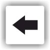 Piktogram - ŠIPKA DO LEVA