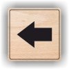 Piktogram - ŠIPKA DO LEVA