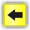 Piktogram - ŠIPKA DO LEVA