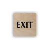 Cedule exit- východ | Piktogram (čtverec)