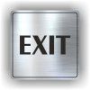 Cedule exit- východ – plast (piktogram)