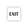 Cedule exit- východ | Piktogram (čtverec)