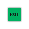 Cedule exit- východ | Piktogram (čtverec)