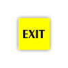 Cedule exit- východ | Piktogram (čtverec)